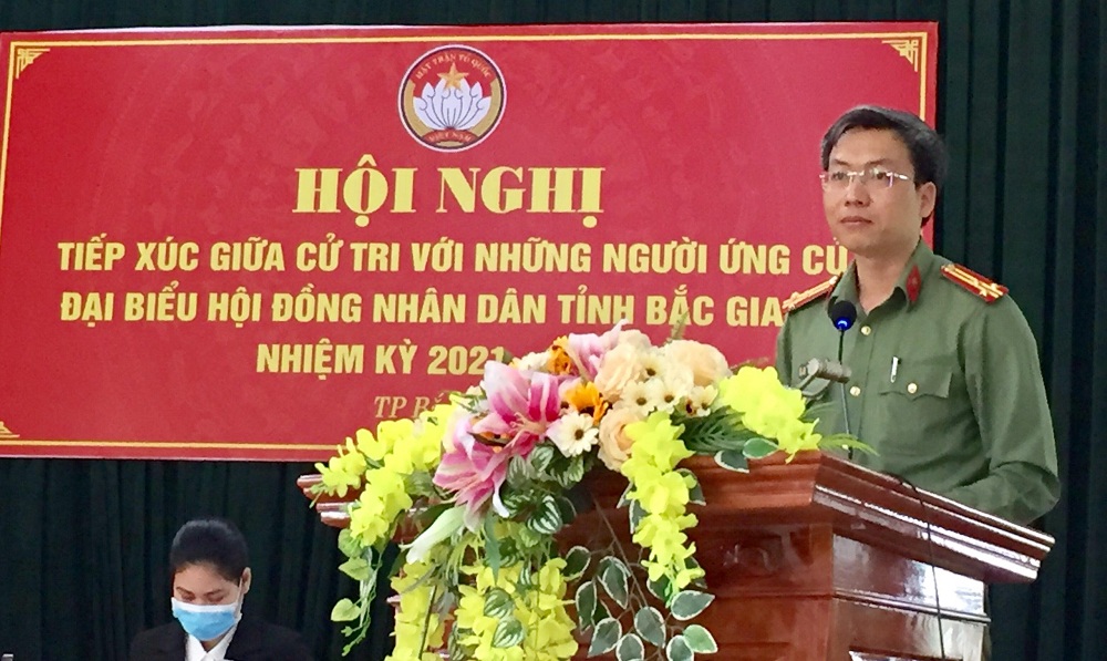 Ban Thường trực Ủy ban MTTQ tỉnh Bắc Giang phối hợp tổ chức hội nghị tiếp xúc giữa cử tri với...